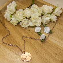 Load image into Gallery viewer, Belle - Initial Disc Necklace