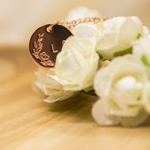 Load image into Gallery viewer, Belle - Initial Disc Necklace