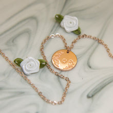 Load image into Gallery viewer, Belle - Initial Disc Necklace