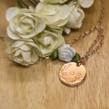 Load image into Gallery viewer, Belle - Initial Disc Necklace