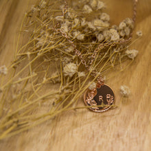 Load image into Gallery viewer, Belle - Initial Disc Necklace