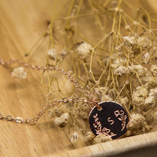 Load image into Gallery viewer, Belle - Initial Disc Necklace