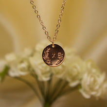 Load image into Gallery viewer, Belle - Initial Disc Necklace